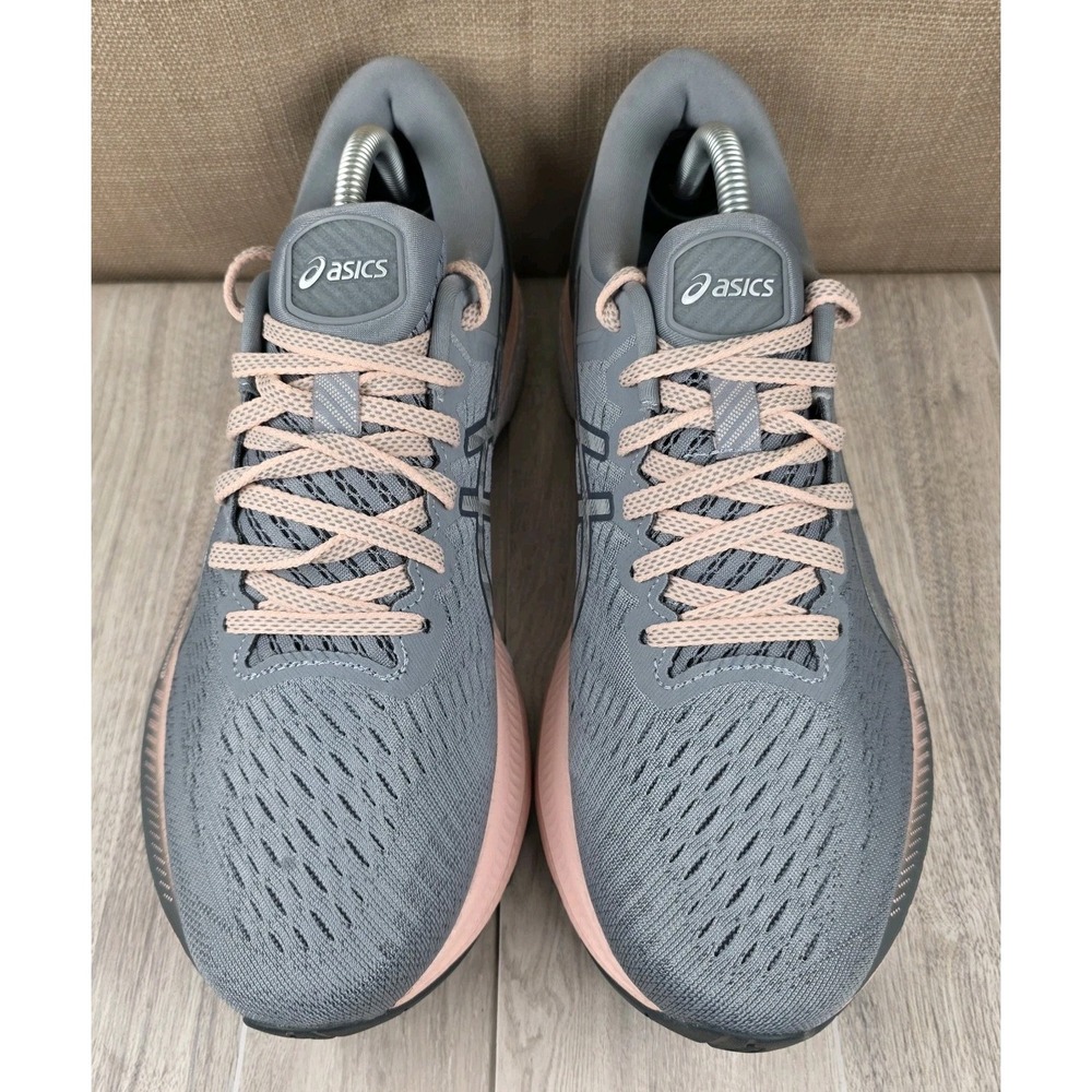 Asics Gel Kayano 27 Womens Size 10.5 Running Sneakers Shoes Silver Pink 1012A713